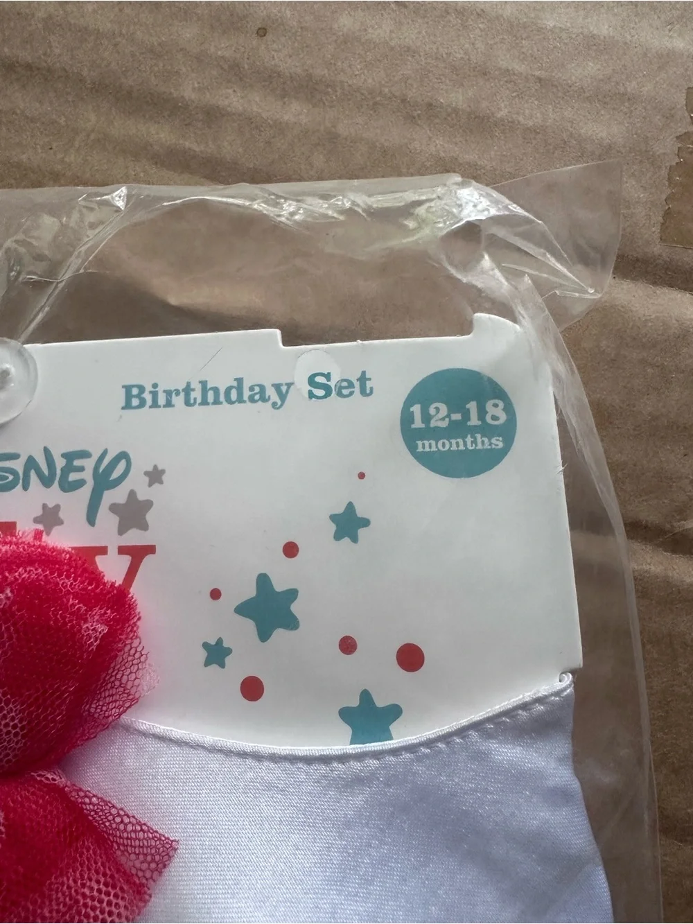 Disney Minnie Mouse Birthday or Halloween Costume 12-18 months sealed
